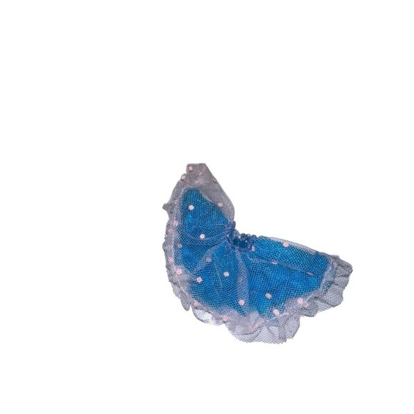 SKIRT ~ PARTY TEEN FUN SKIPPER DOLL BOTTOM BLUE PALE PINK TULLE CLOTHINg VTG - Picture 2 of 4